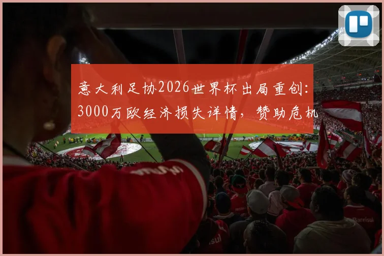 意大利足协2026世界杯出局重创:3000万欧经济损失详情,赞助危机与未来财政影响深度分析